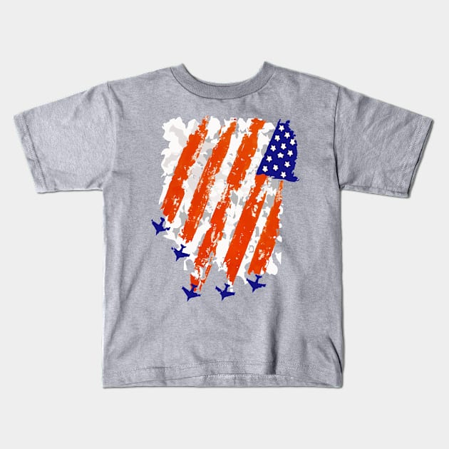 Planes of Glory Kids T-Shirt by TheManyFaced